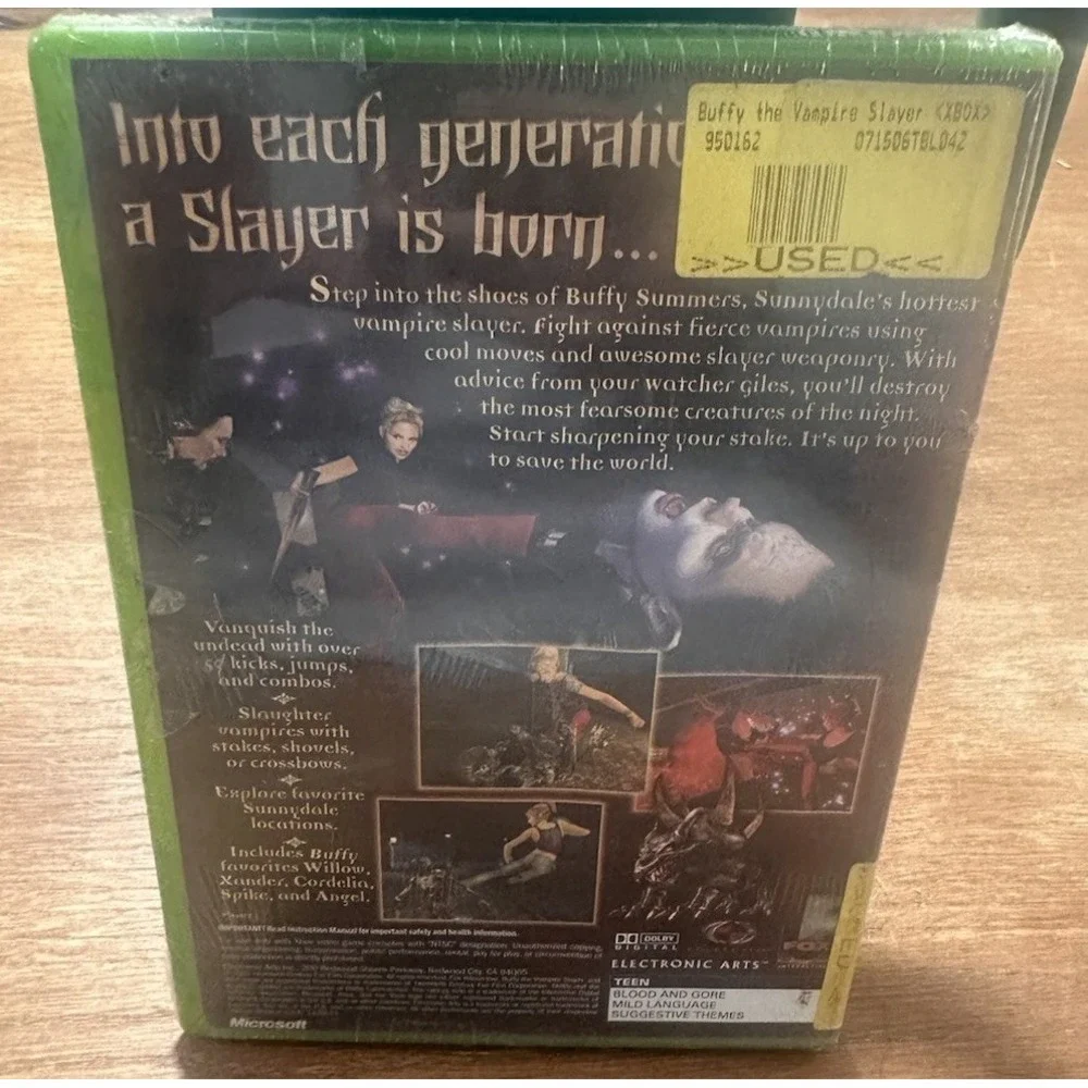 Buffy the Vampire Slayer (Original Xbox) CIB COMPLETE & TESTED Resealed